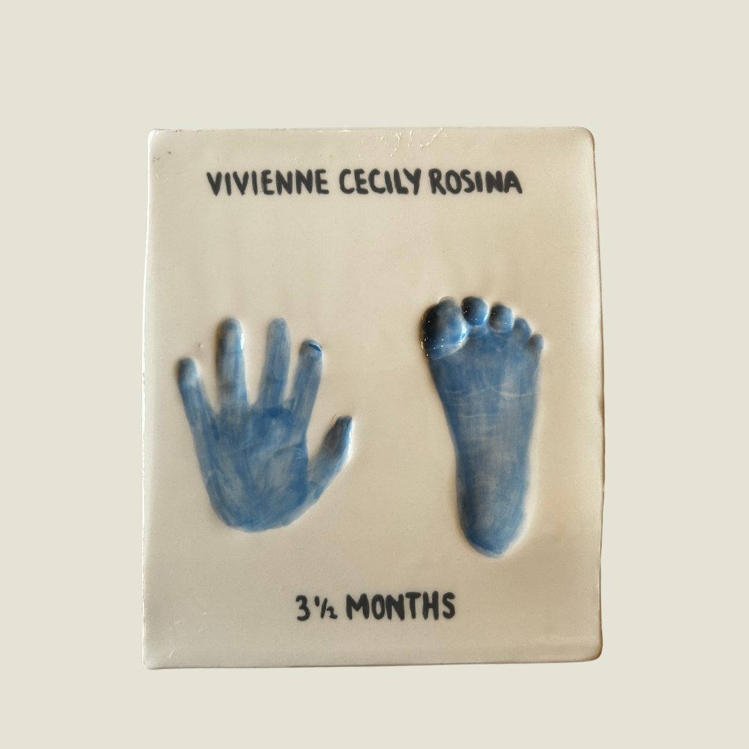 Baby Clay Hand and Foot Prints