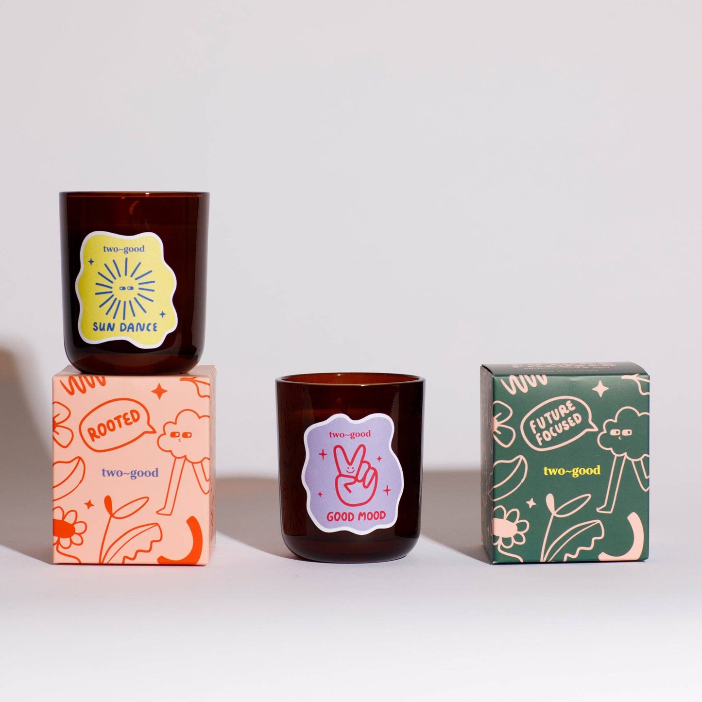 Good mood soy wax scented candle