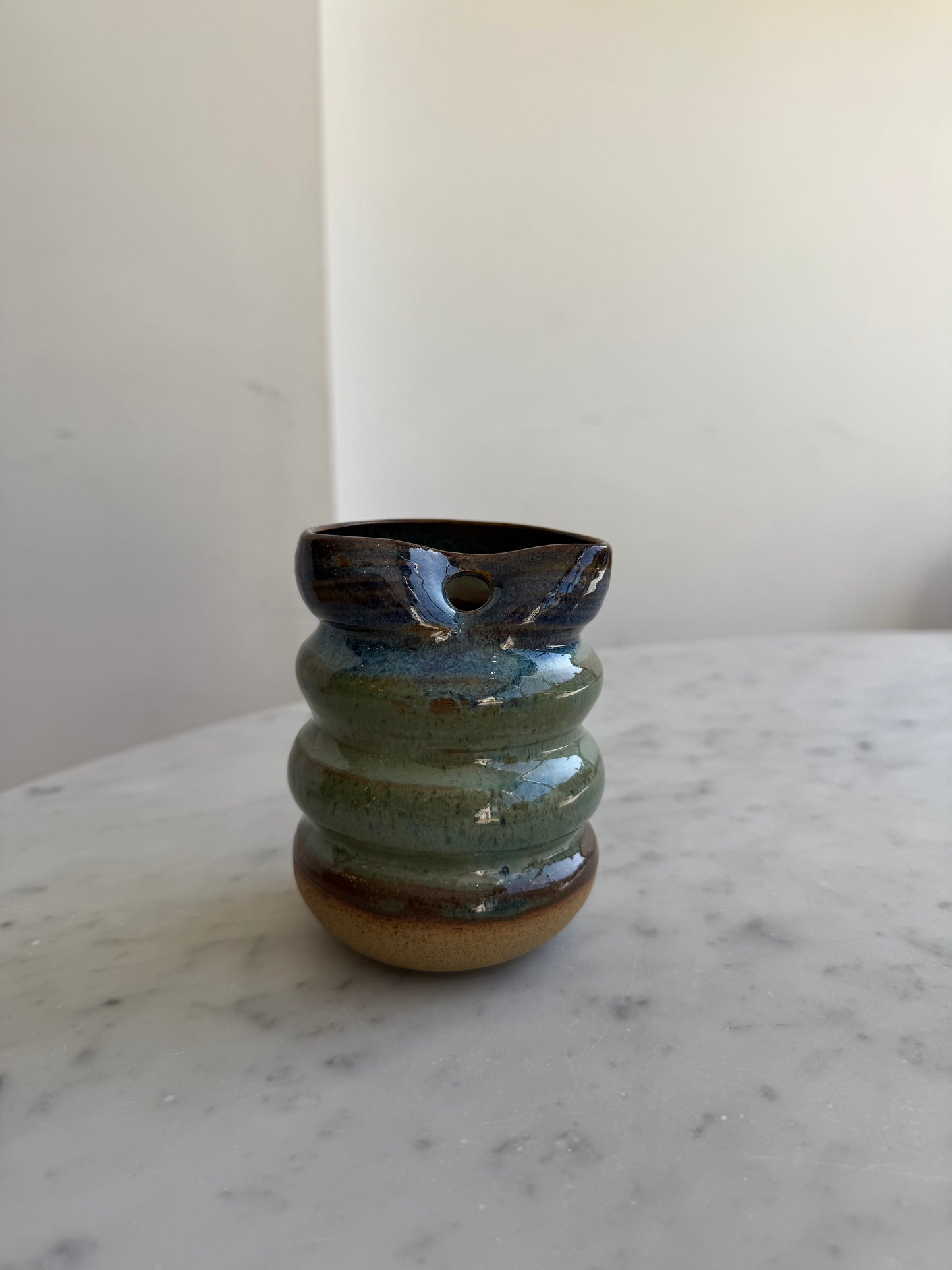 Handmade Ceramic Iced Coffee Cup