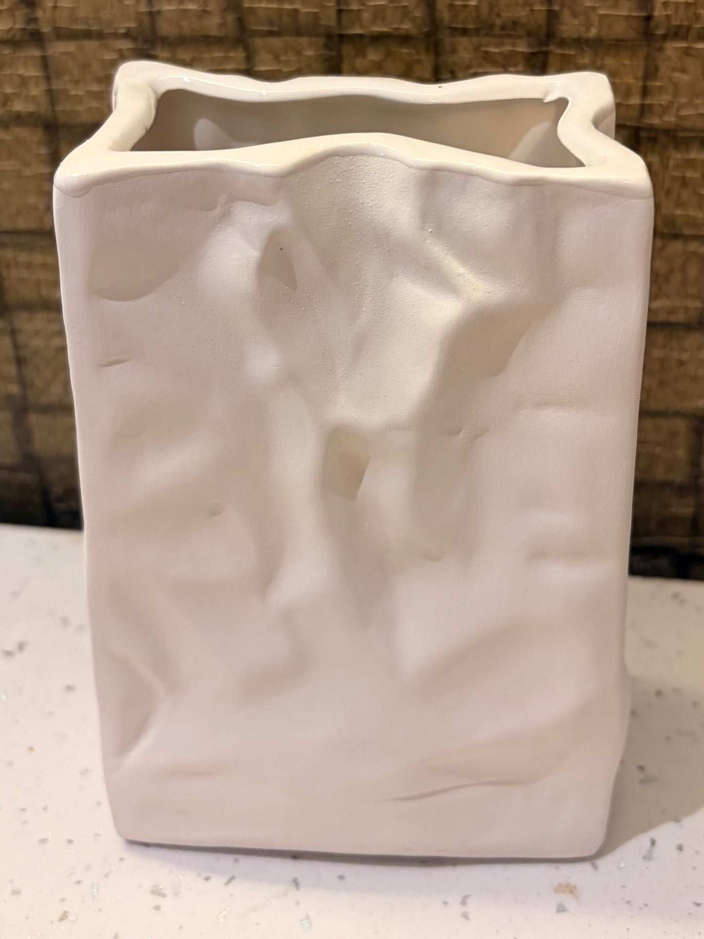 paper bag vase