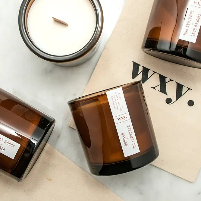 Velvet Woods and Amber Candle