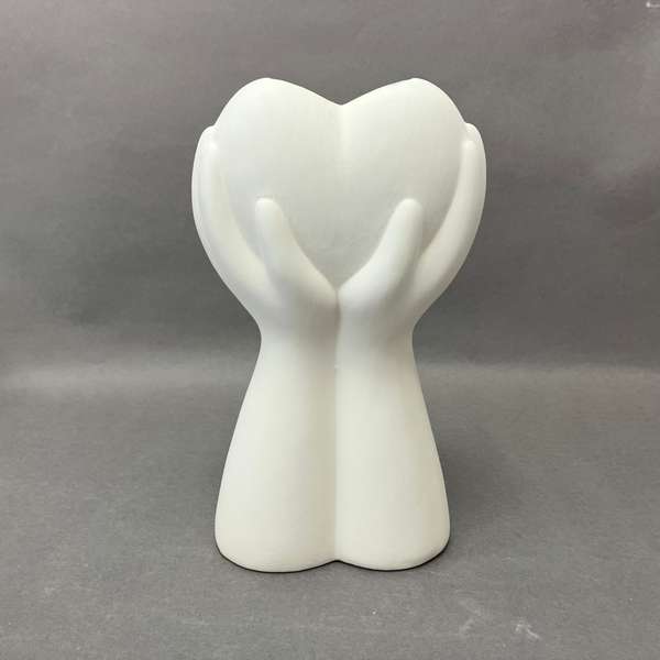 Heart in my Hands Vase