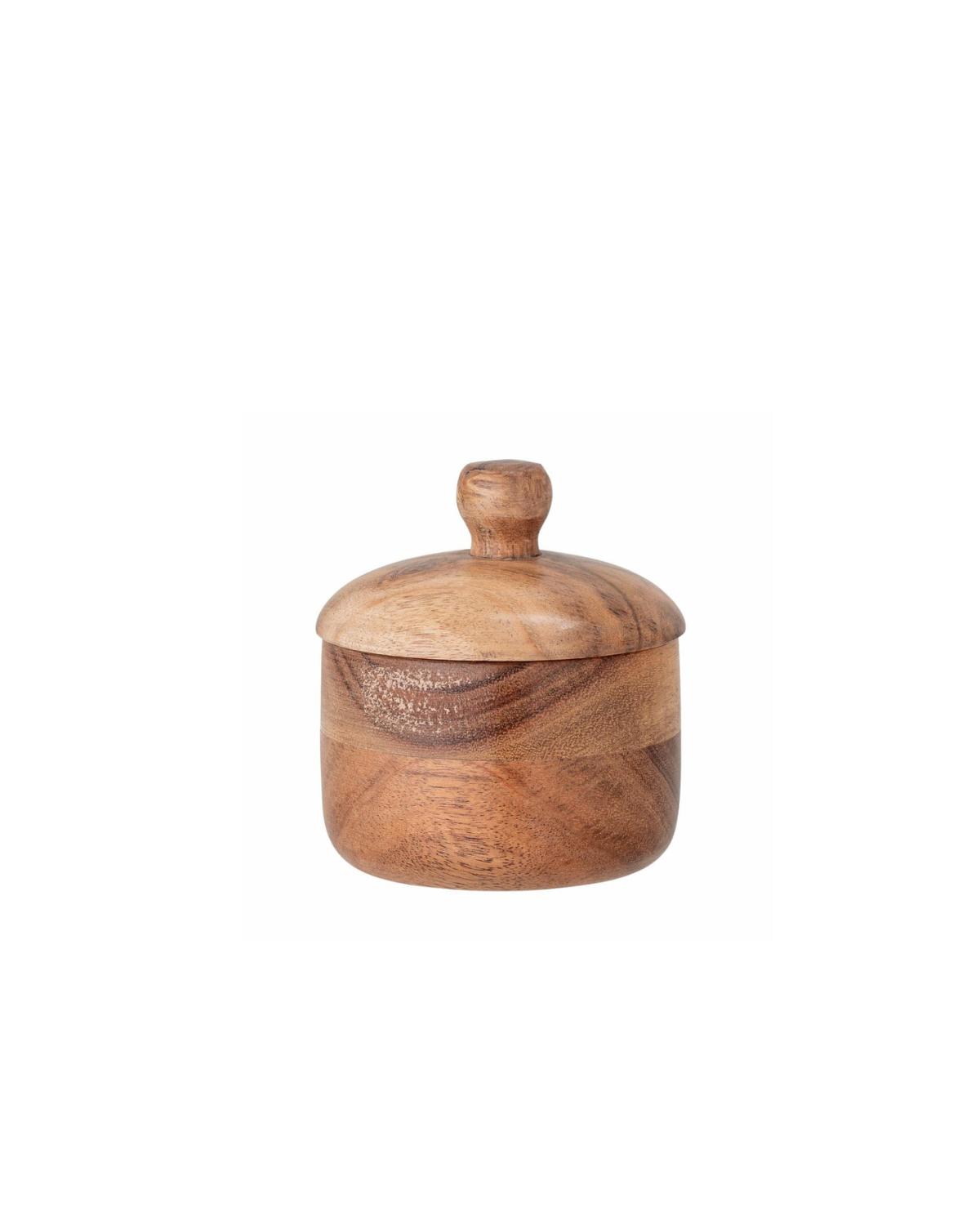 Little Wood Pot with Lid