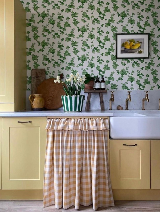 The sink skirt is making a comeback and why I think it's linked to our need for a simpler life