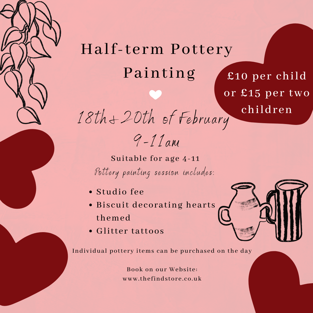 Half Term Pottery Painting Session