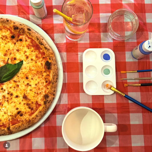 Pottery Painting & Bottomless Pizza at Casa Linda