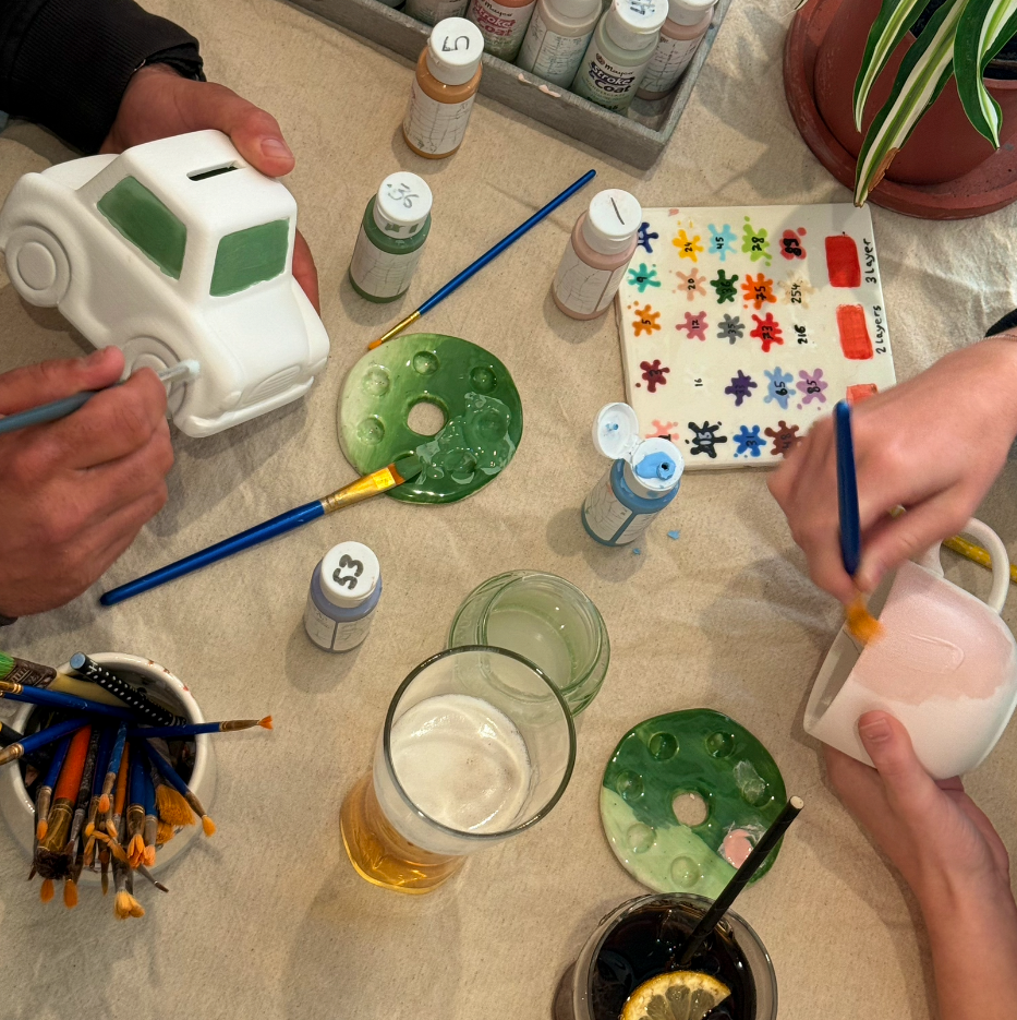 Pottery & Pints – Father’s Day
