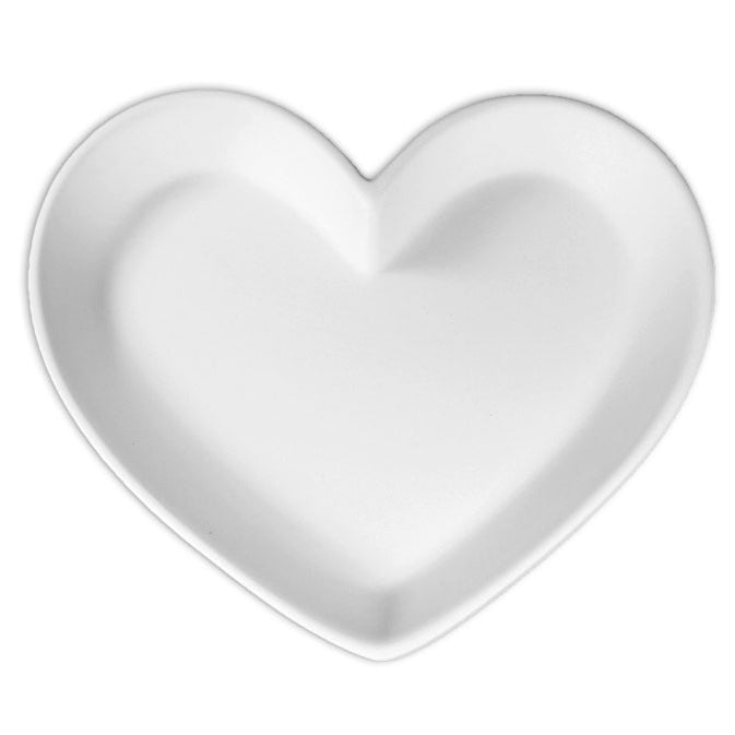 Coupe heart plate 21.5cm