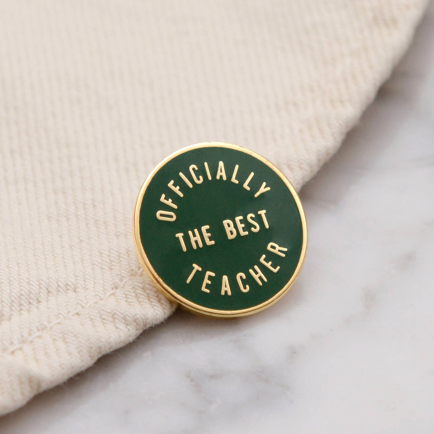 Officially the Best Teacher - Enamel Pin