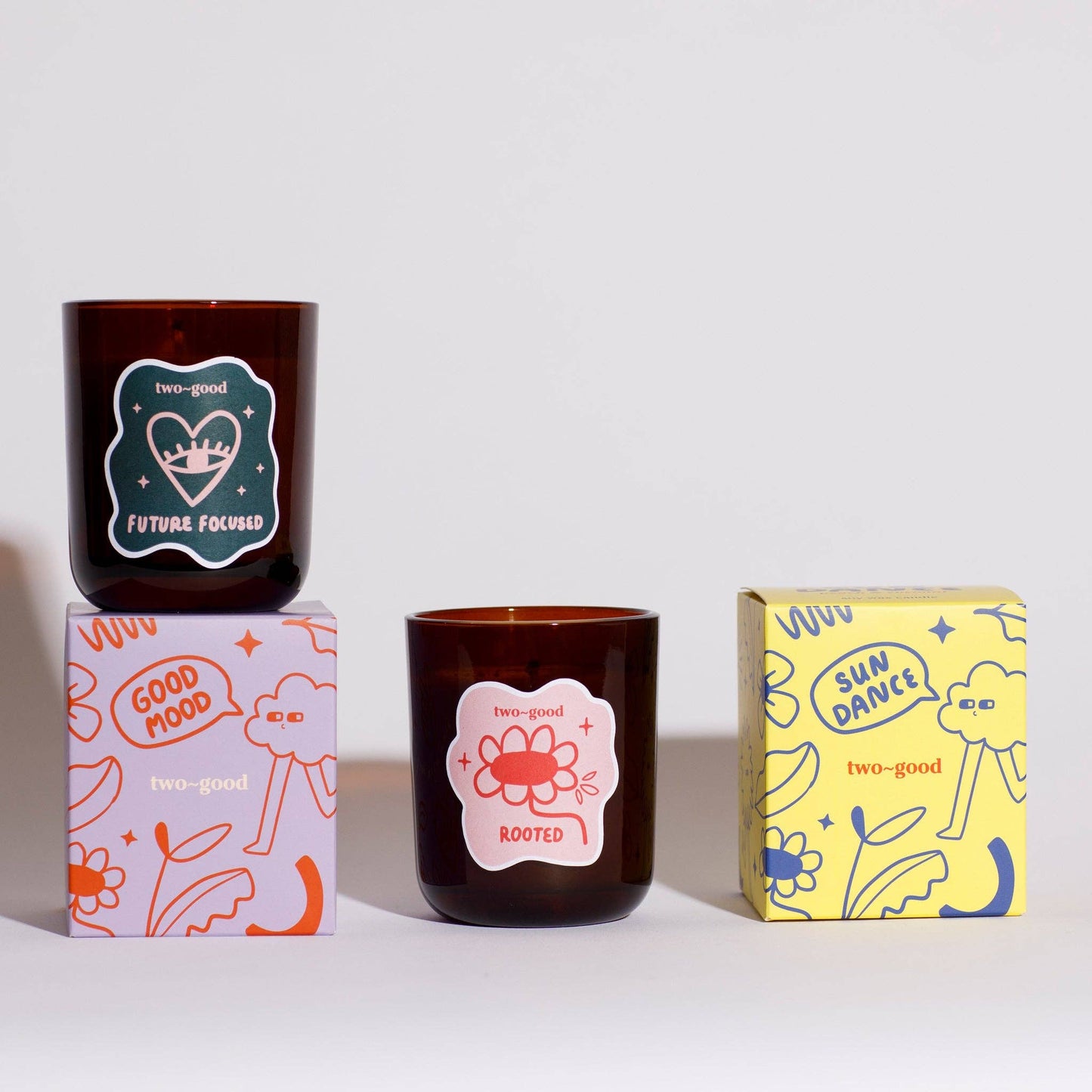 Future focused soy wax scented candle