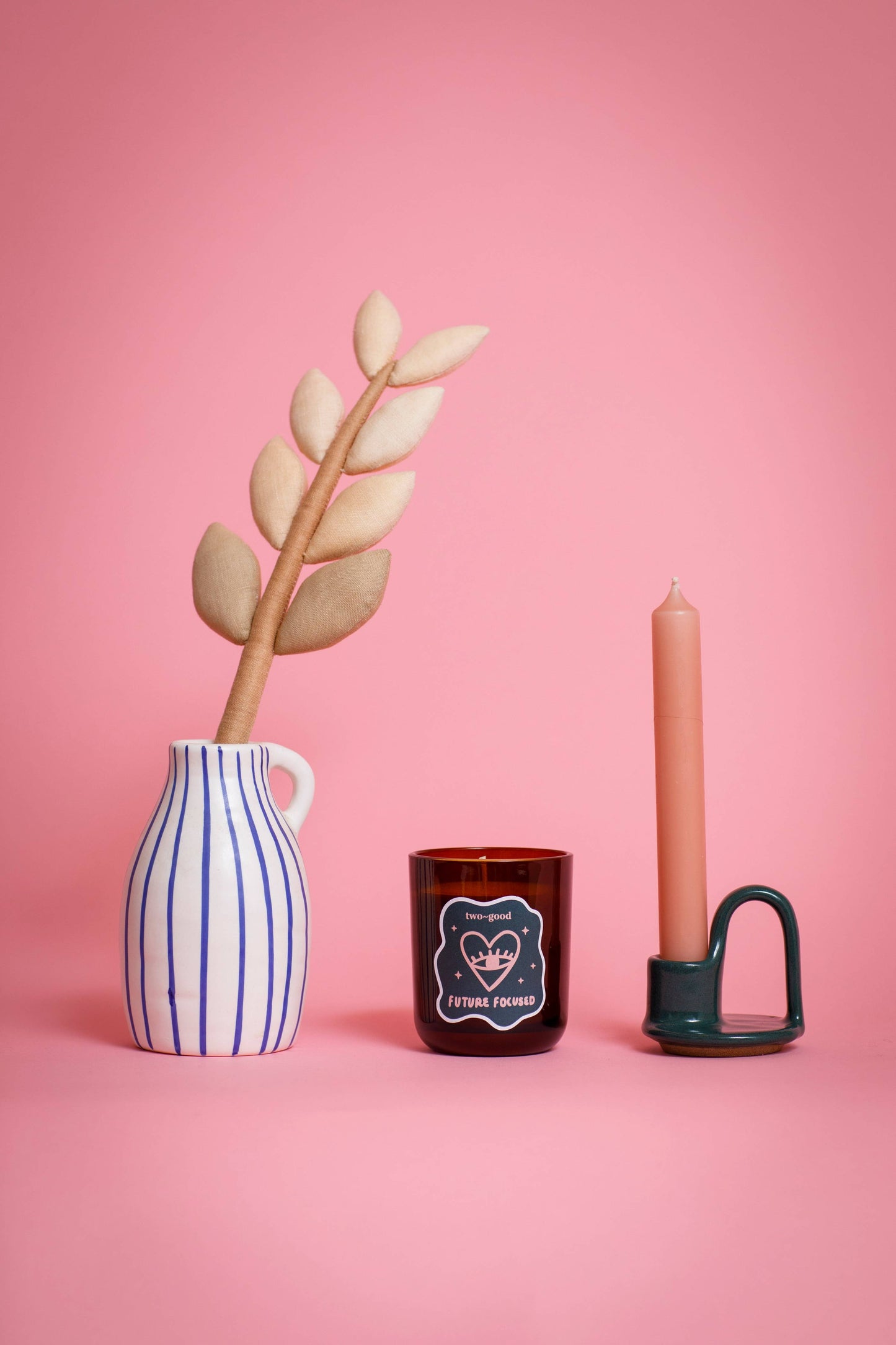 Future focused soy wax scented candle