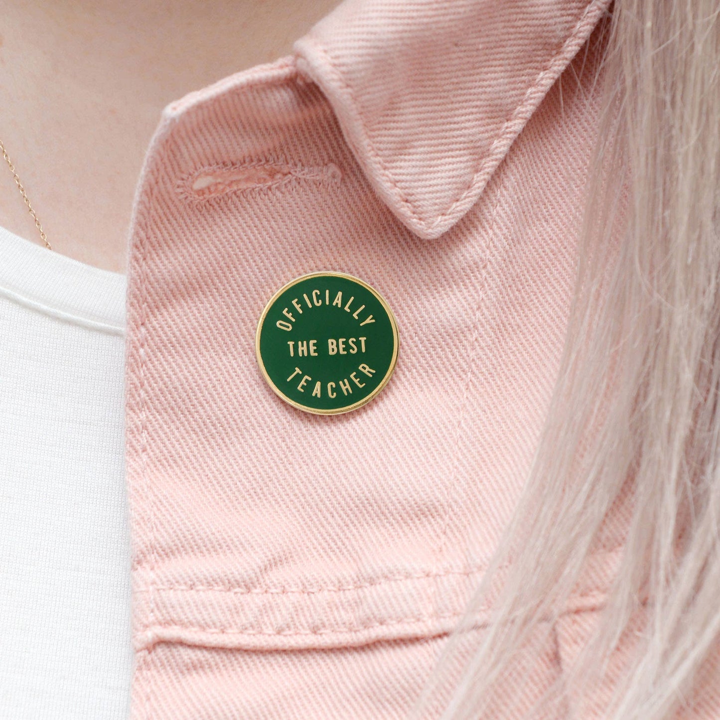 Officially the Best Teacher - Enamel Pin