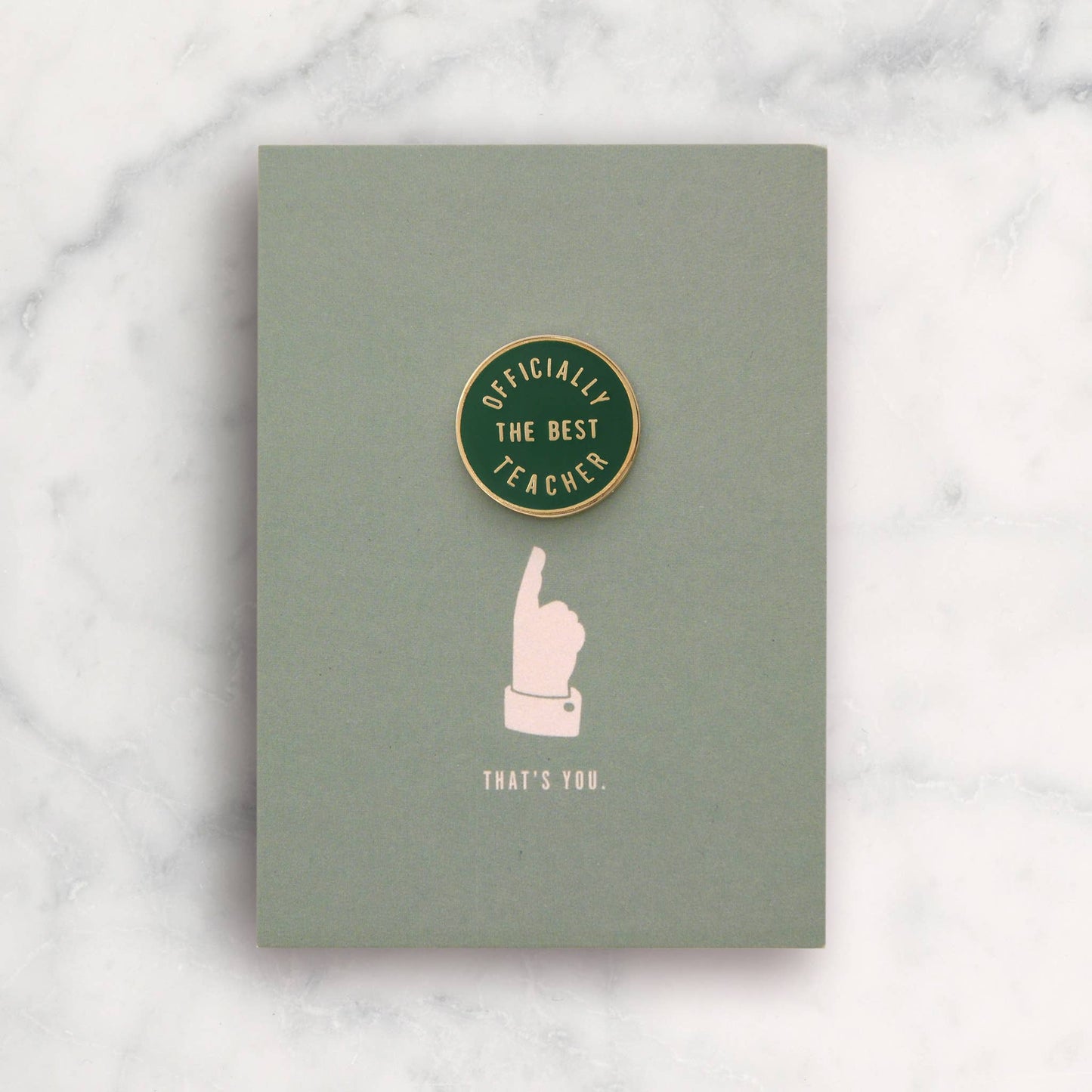 Officially the Best Teacher - Enamel Pin