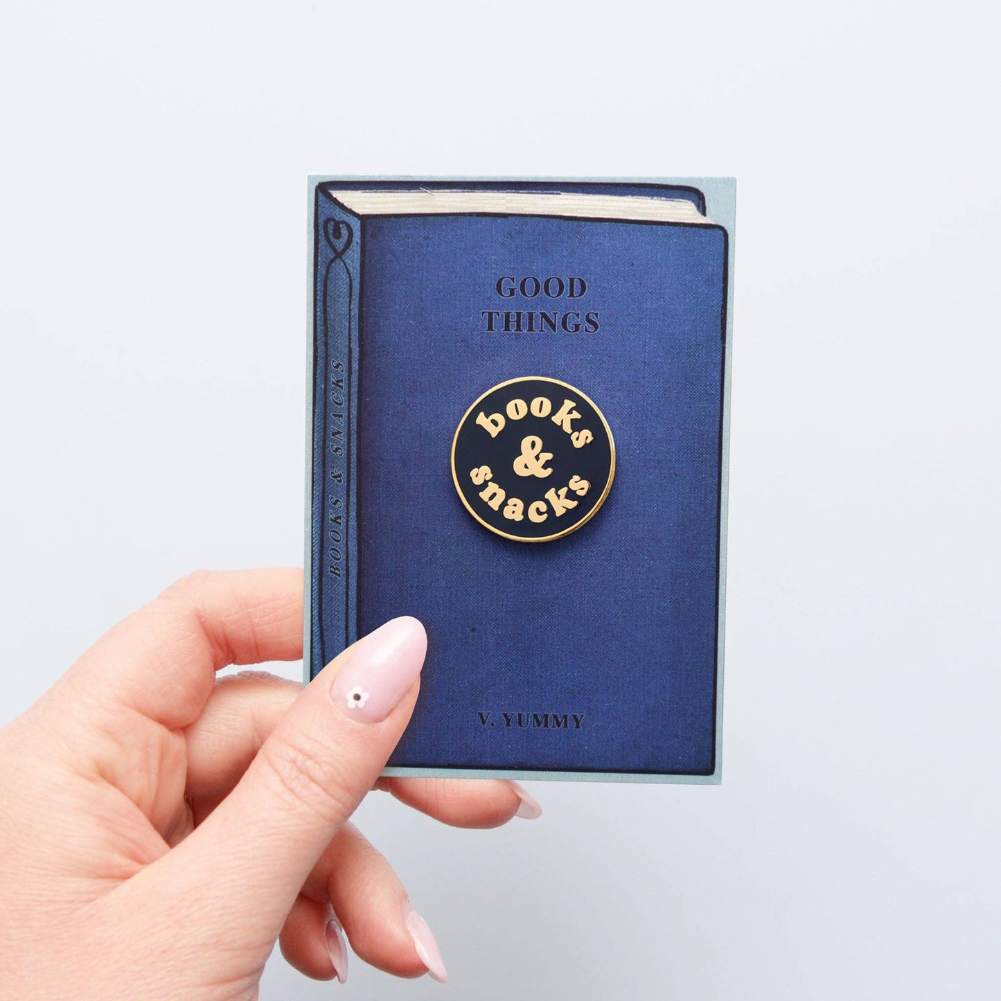 Books & Snacks - Enamel Pin