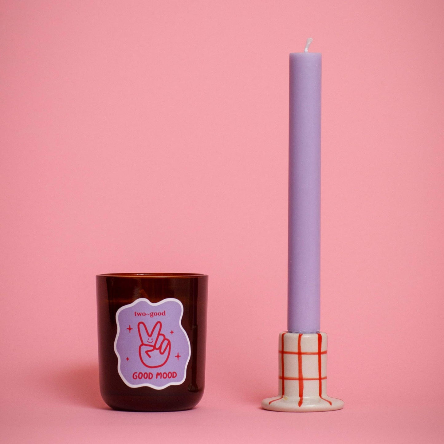 Good mood soy wax scented candle