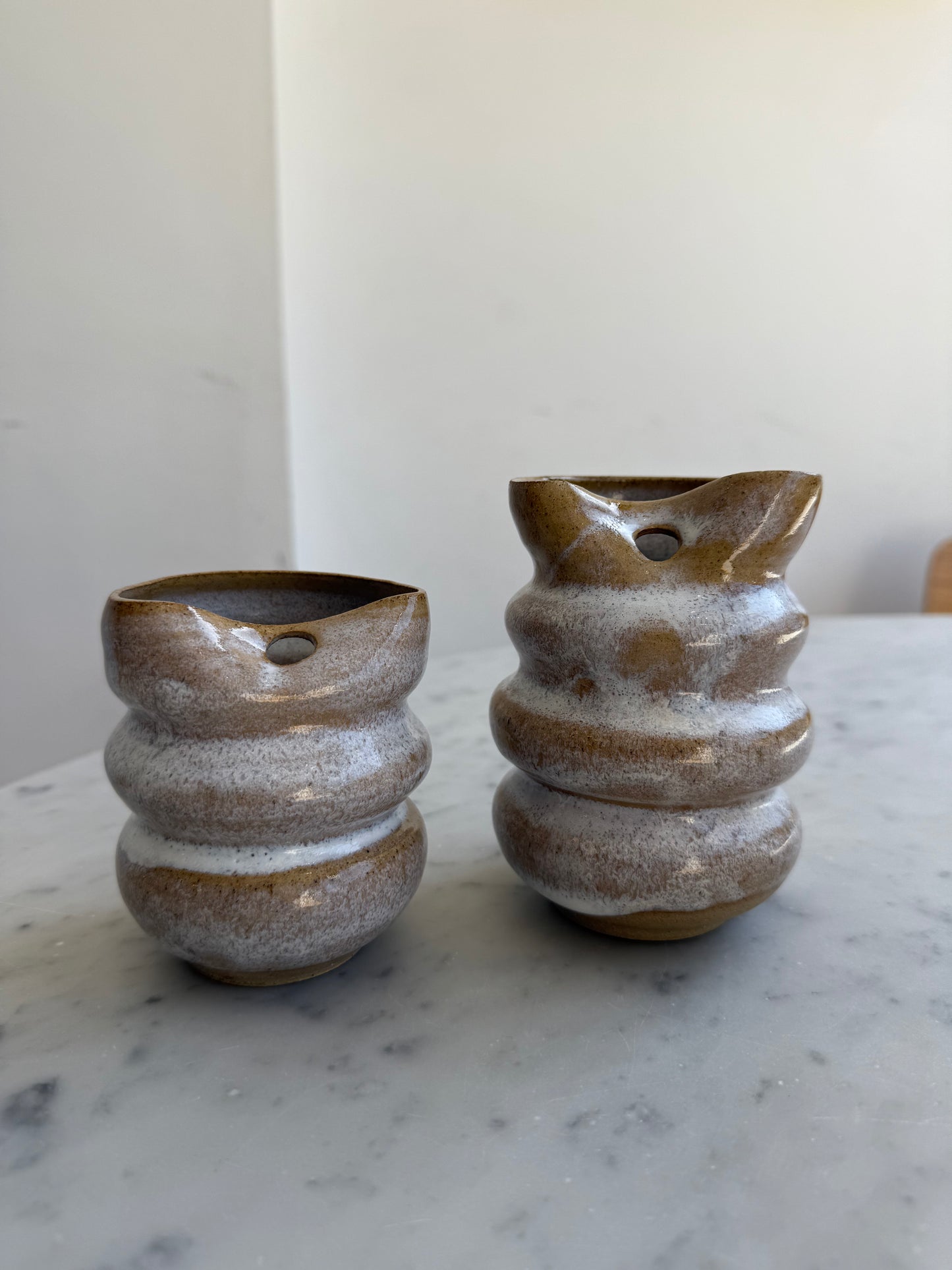 Handmade Ceramic Iced Coffee Cup