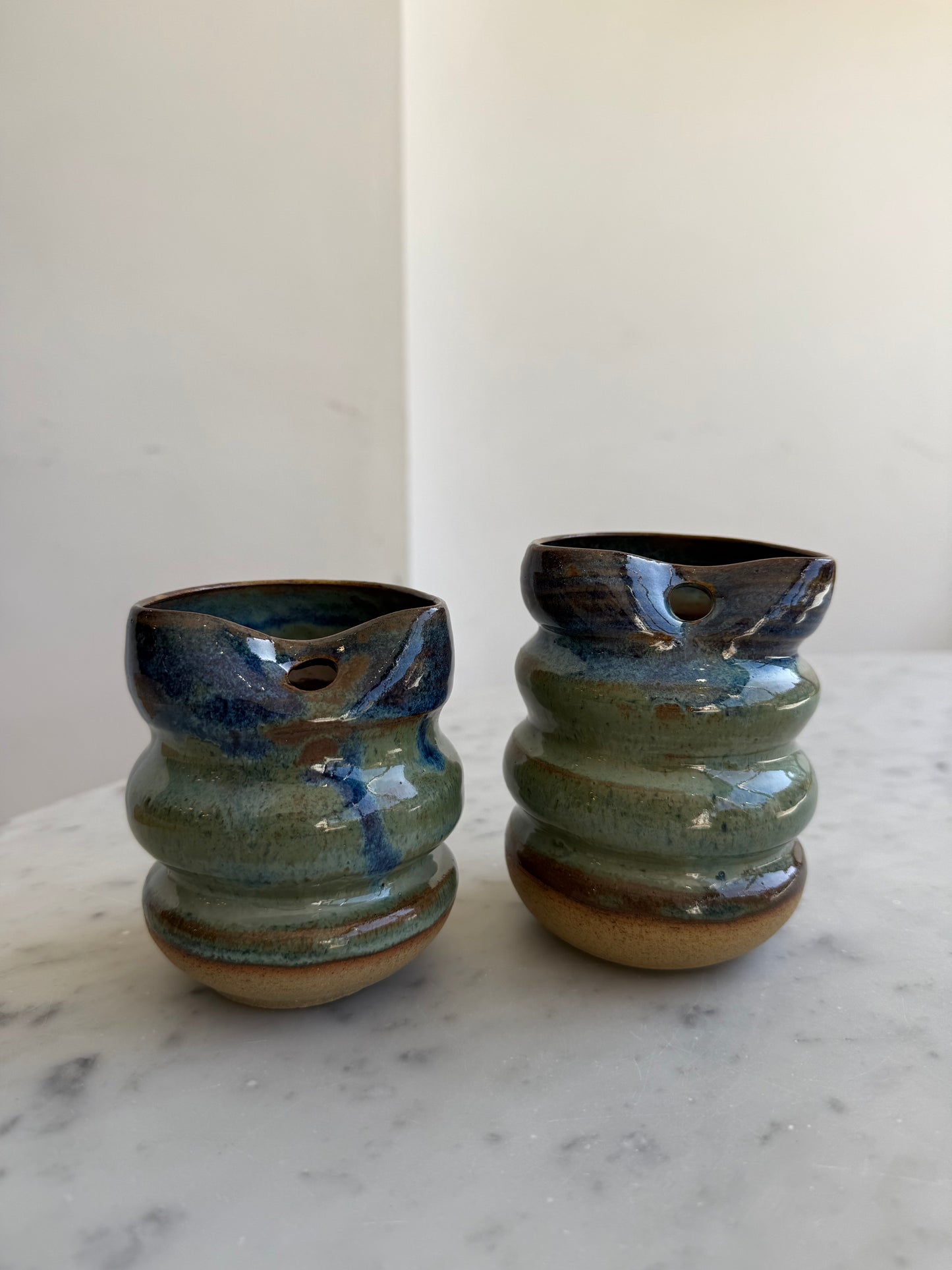 Handmade Ceramic Iced Coffee Cup