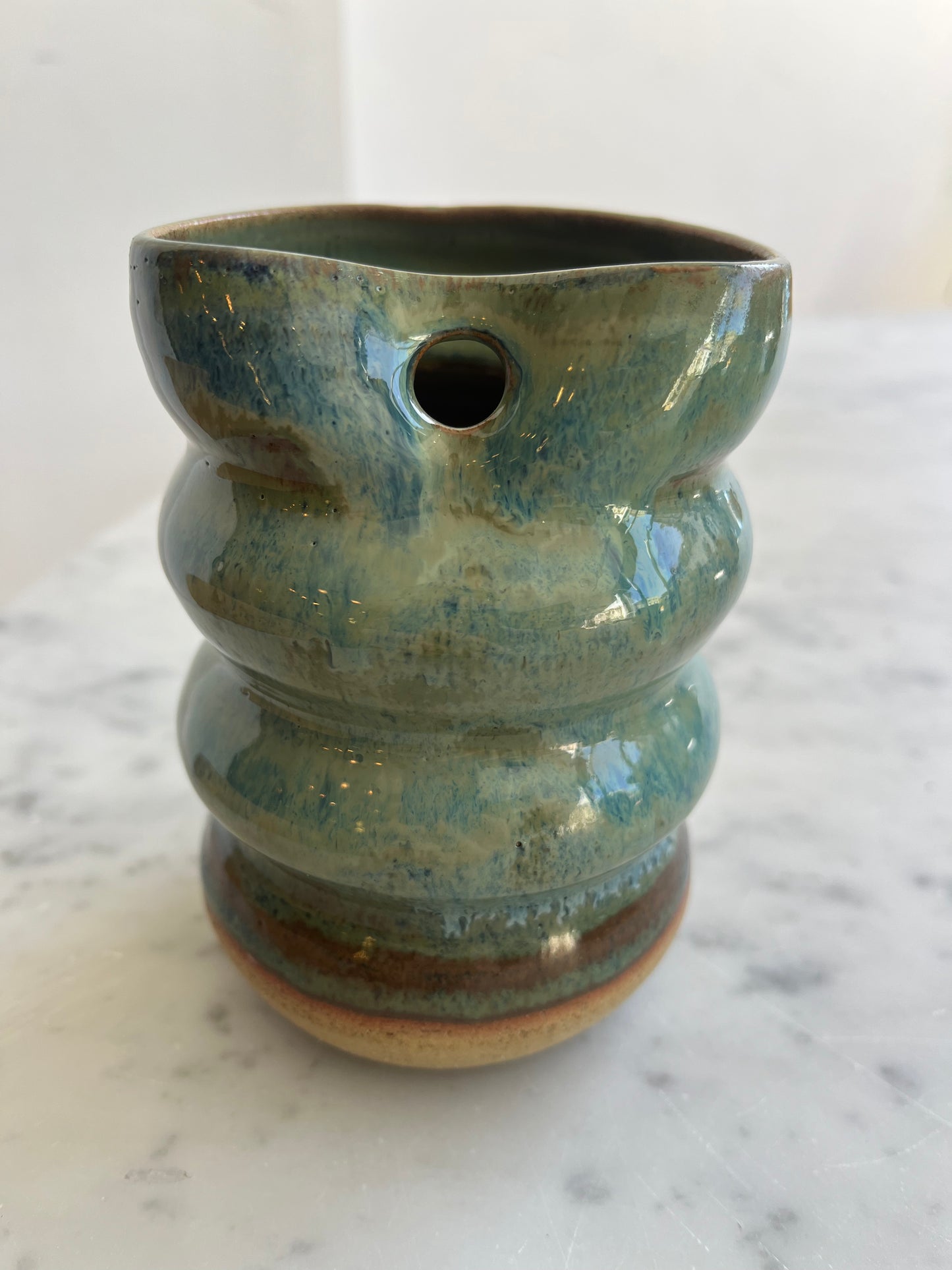 Handmade Ceramic Iced Coffee Cup