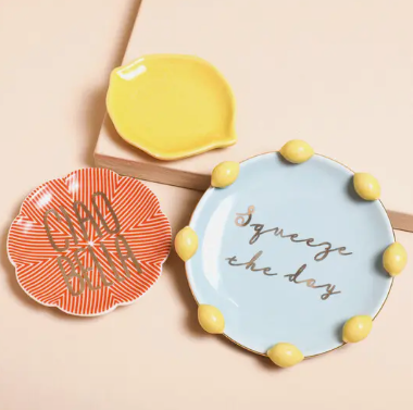 3D Lemon Nesting Trinket Trays