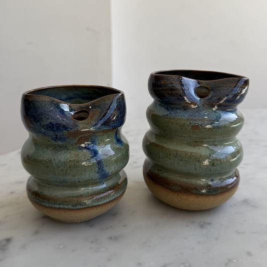 Handmade Ceramic Iced Coffee Cup