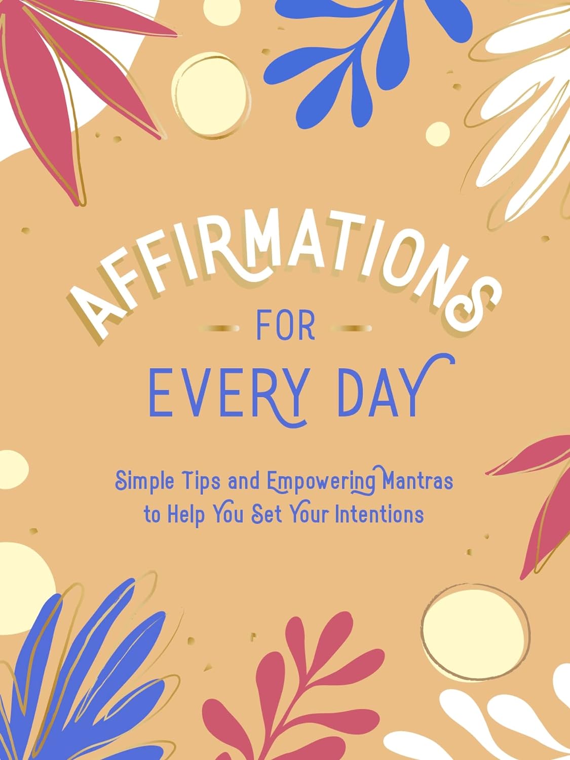 Front cover of affirmation book