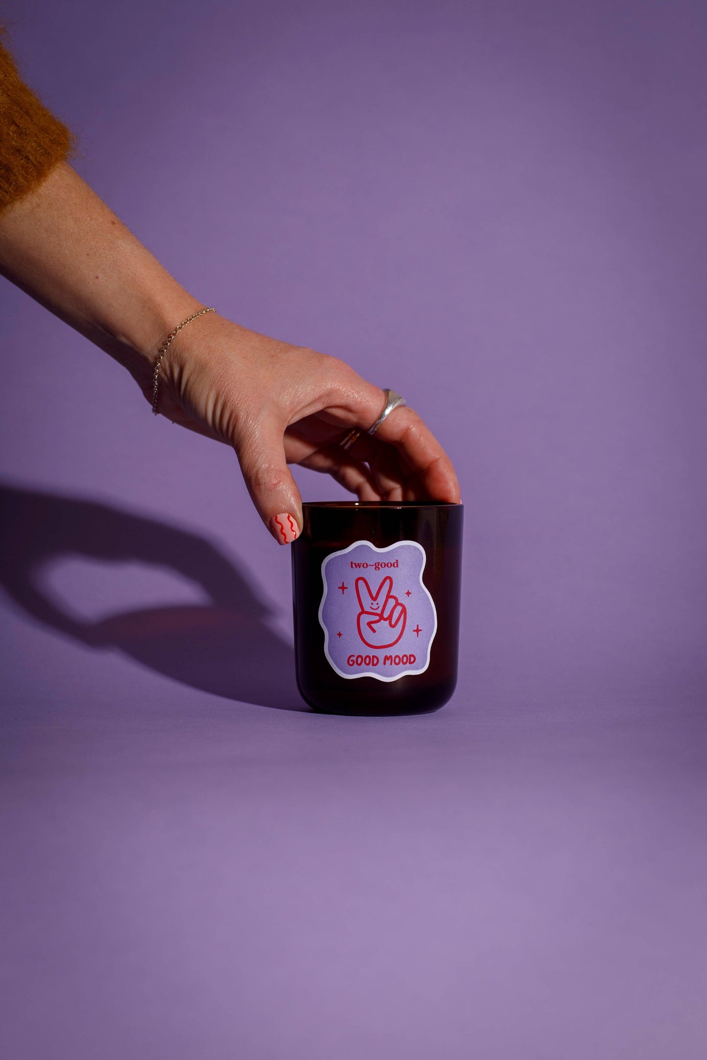 Good mood soy wax scented candle