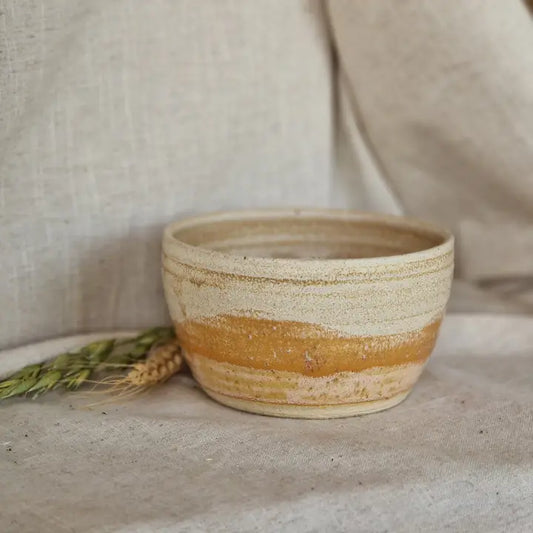 Dunes handmade small ceramic bowl