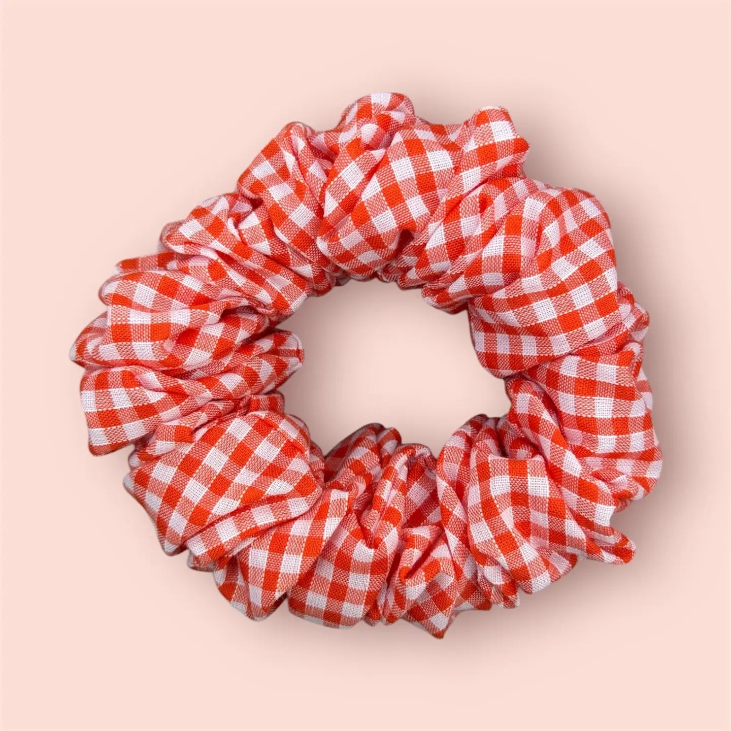 Gingham Scrunchie