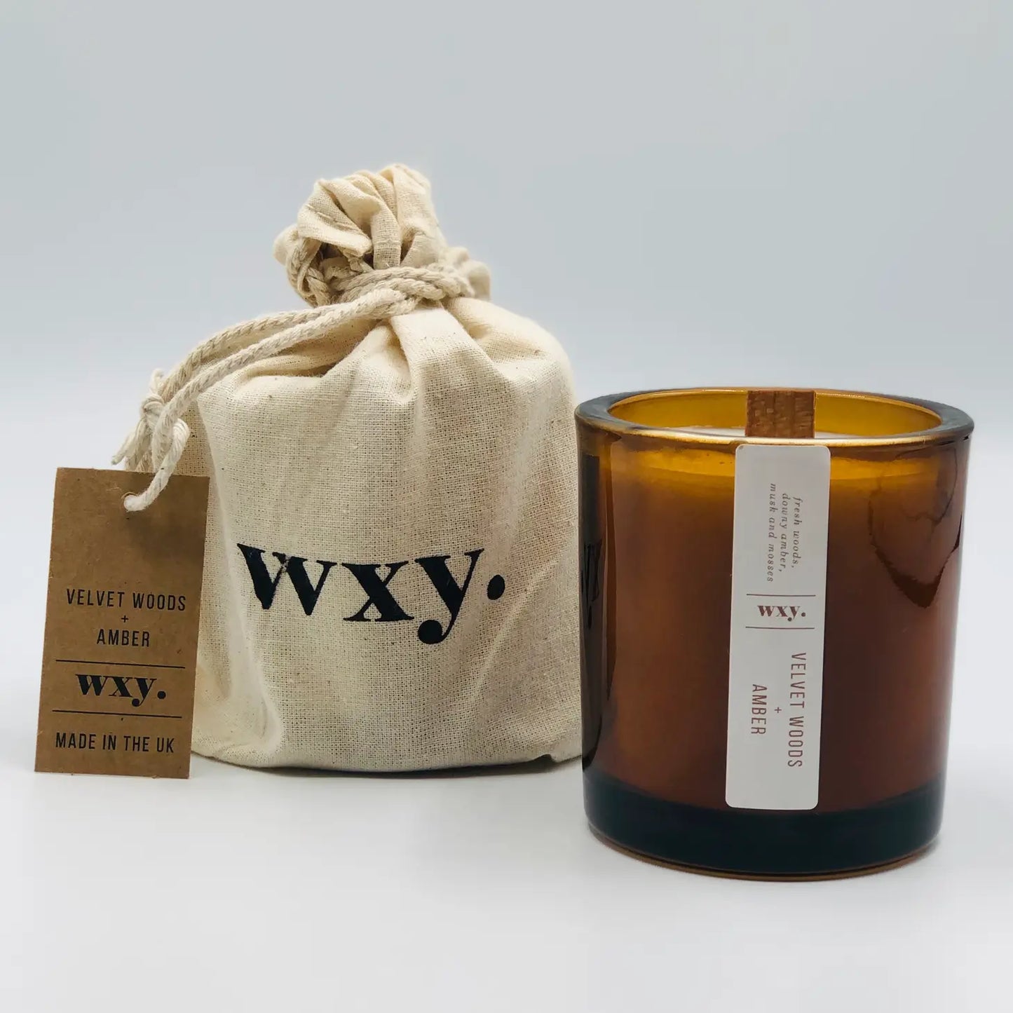 Velvet Woods and Amber Candle
