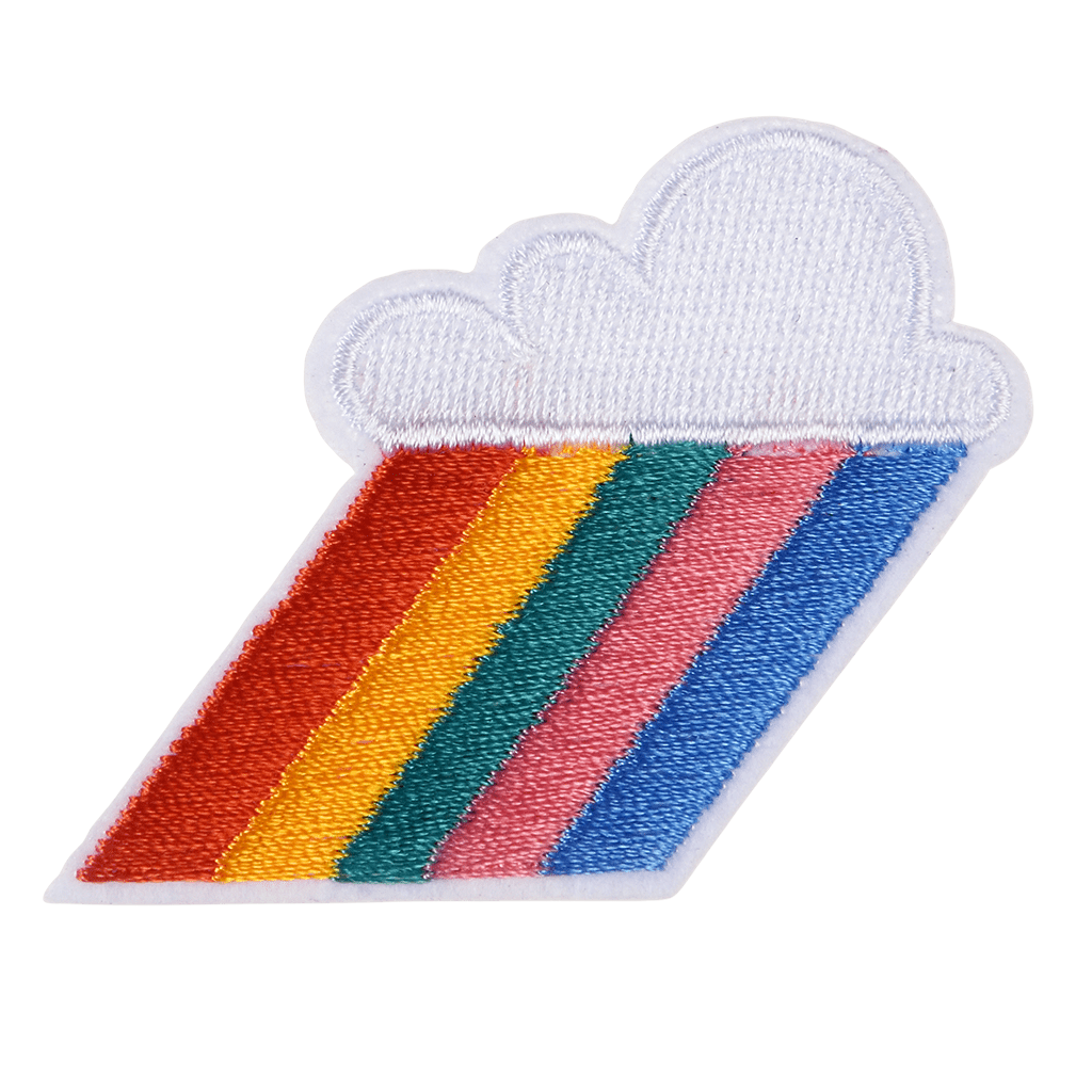 Iron on Patch - Rainbow & Cloud