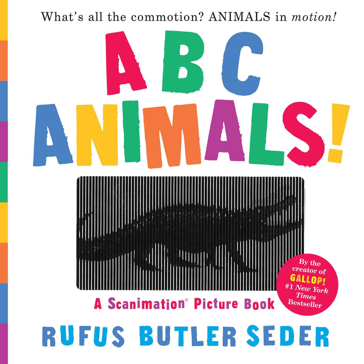 ABC Animals Book - Scanimation Picture Book