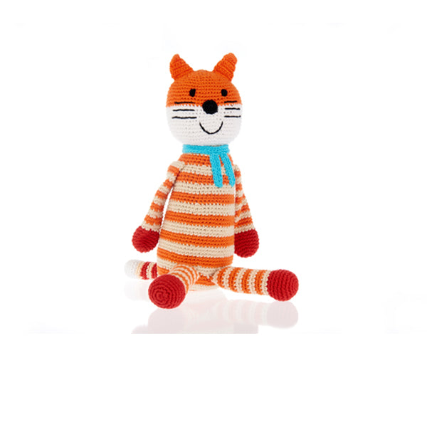 Knitted Organic Cotton Toy Fox