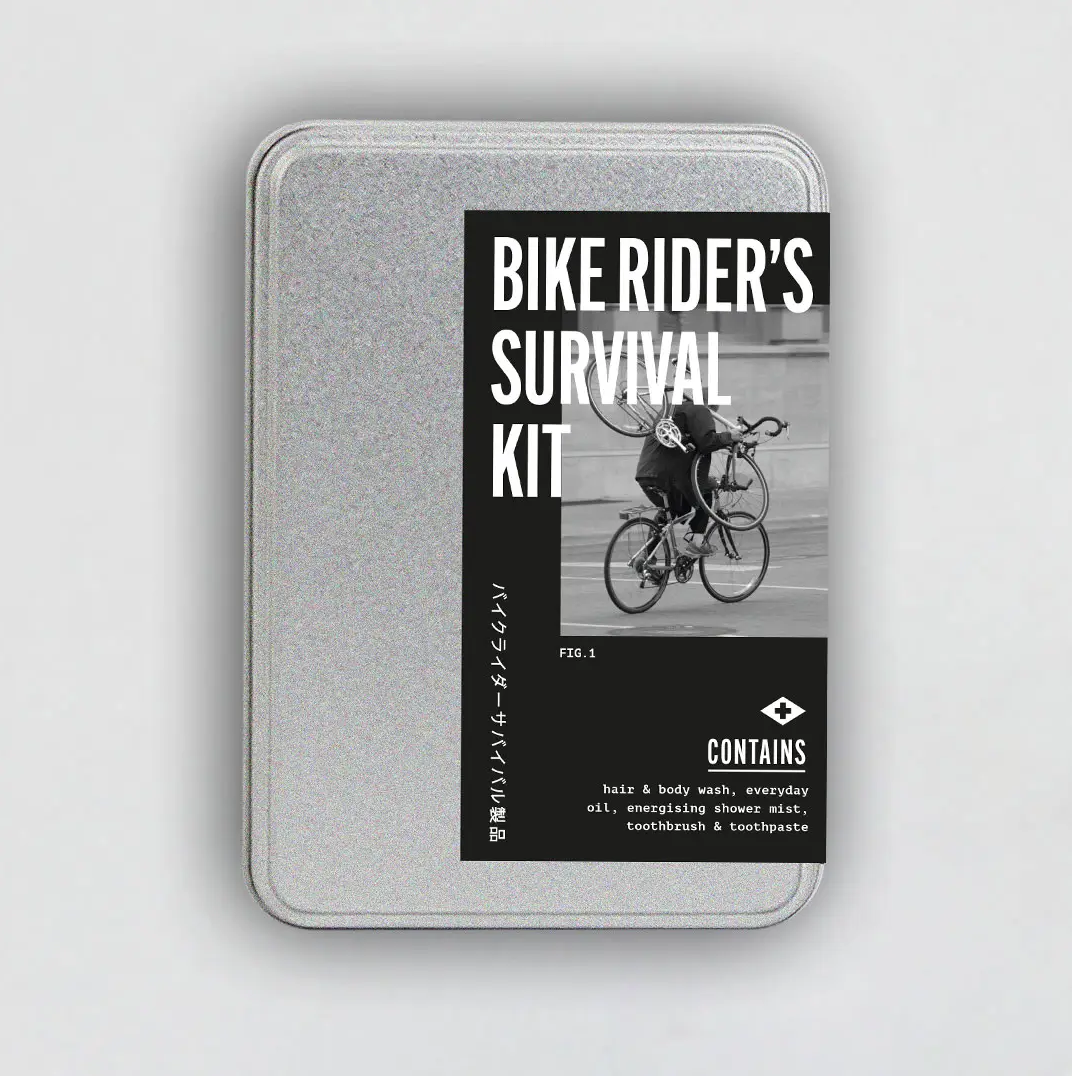 Bike Rider's Survival Kit in a Tin