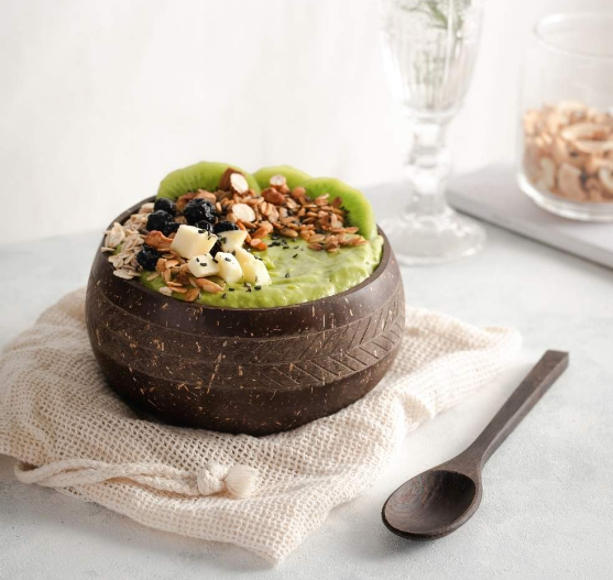 Coconut Bowl and Spoon