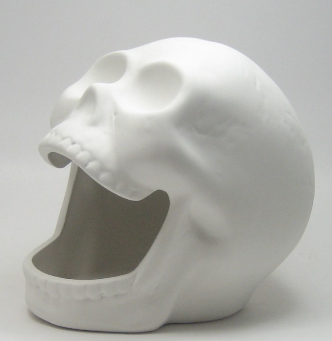 Skull Desk Tidy, 16 cm