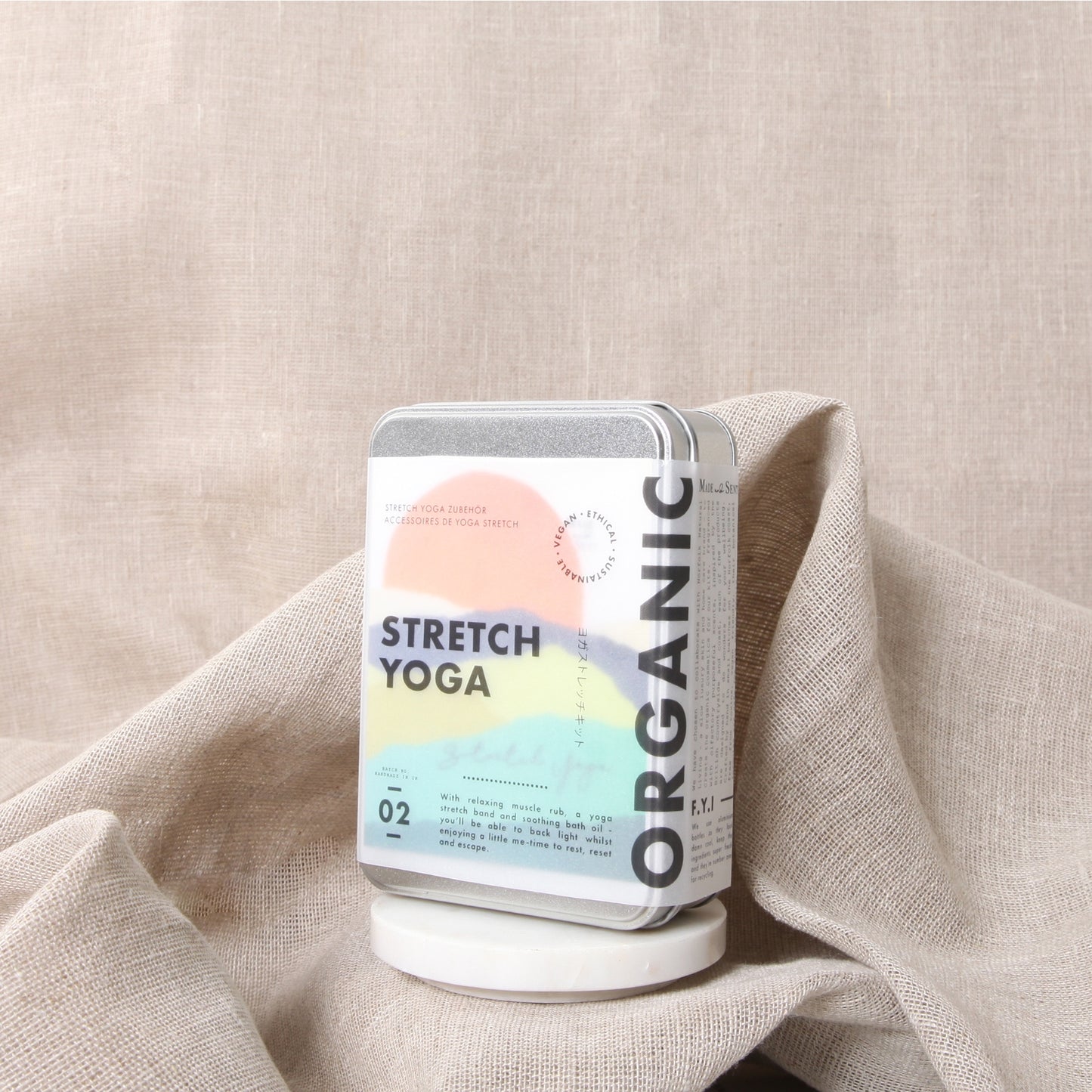 Yoga and Stretch Gift Set in a Tin