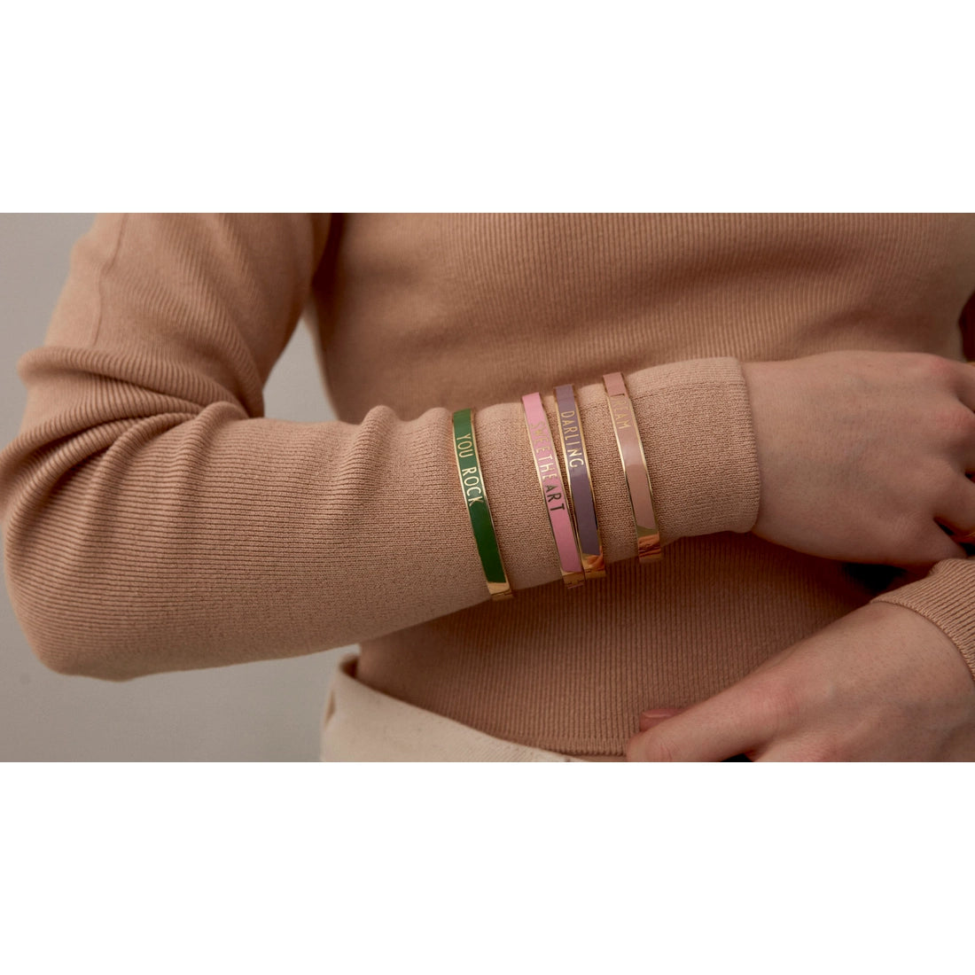 Orange 2025 bangle bracelet