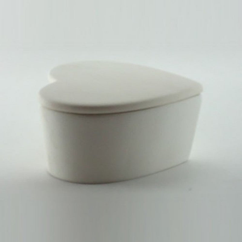 Heart Trinket Box with Lid, 12 cm