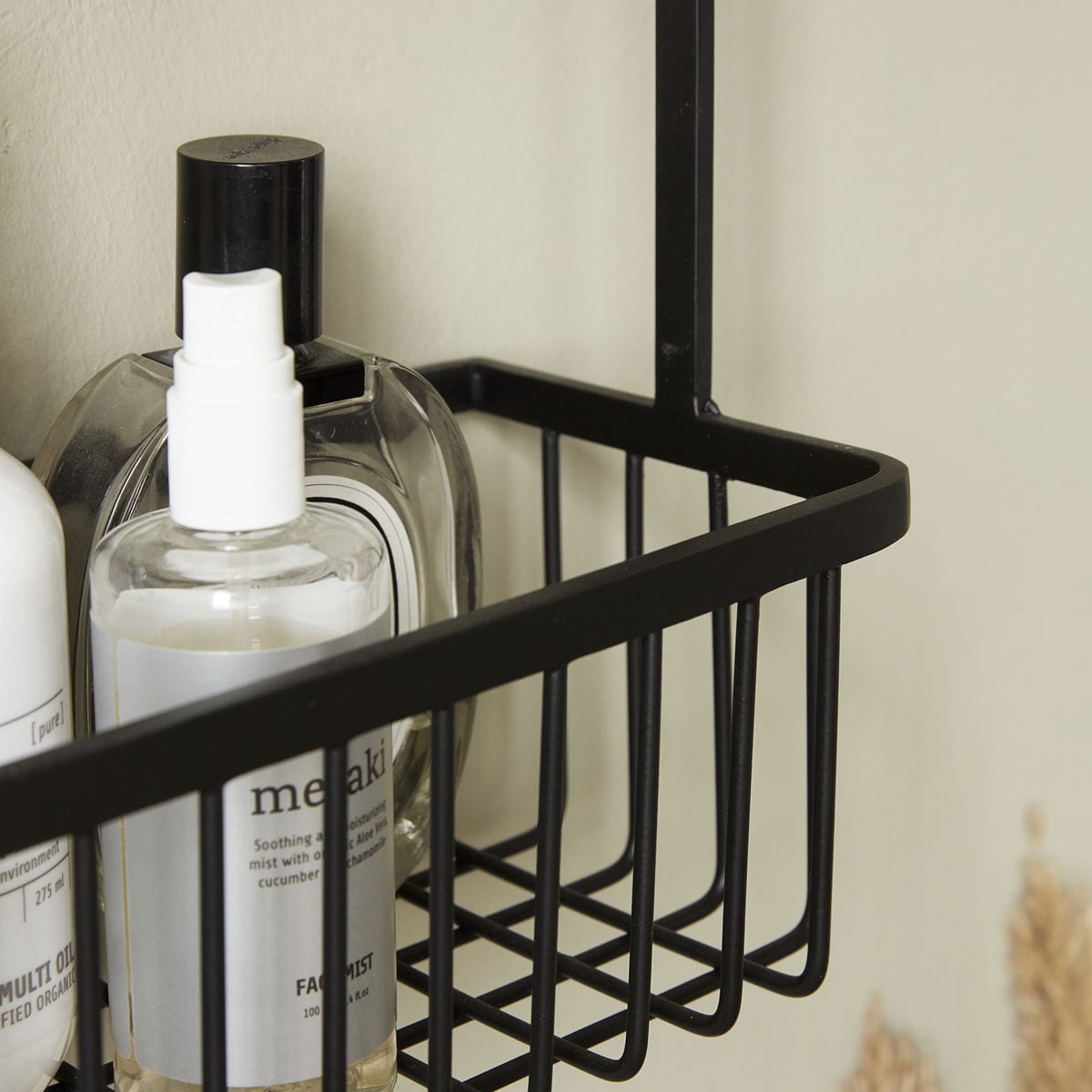 Steel Black Bath Basket